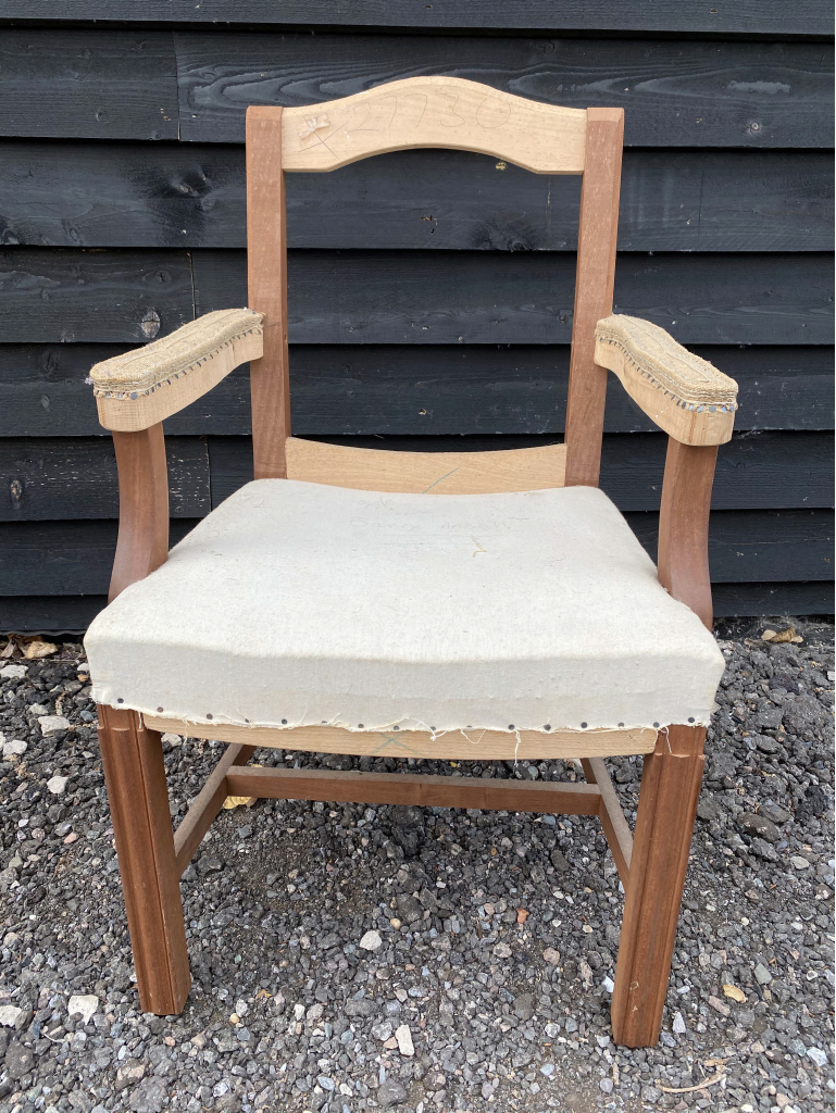 Chippendale Style Saddle Seat Desk Chair
